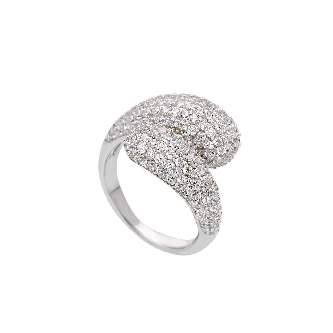 Anello in argento 925/ooo e zirconia cubica
