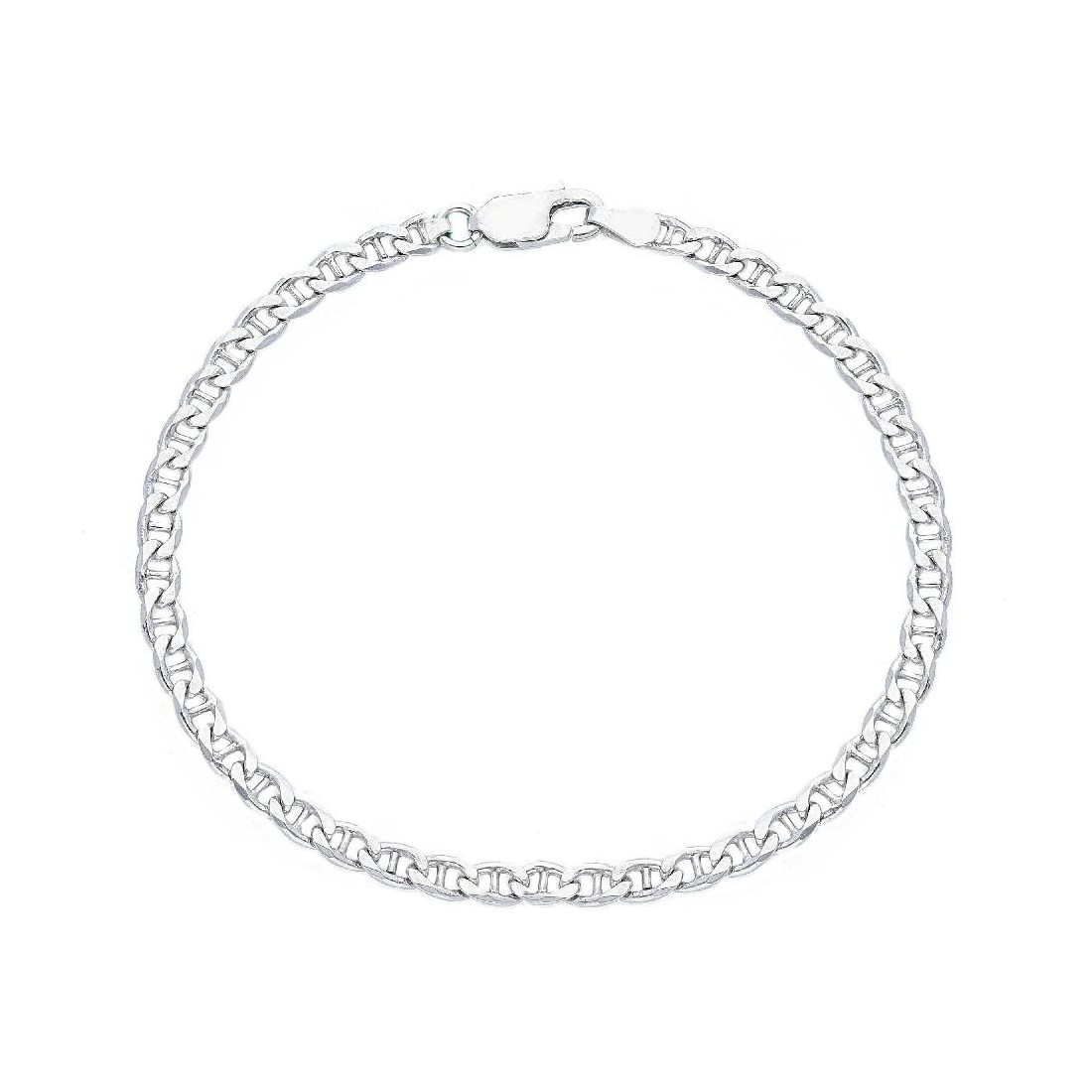 Bracciale catena traversino in argento 925/ooo
