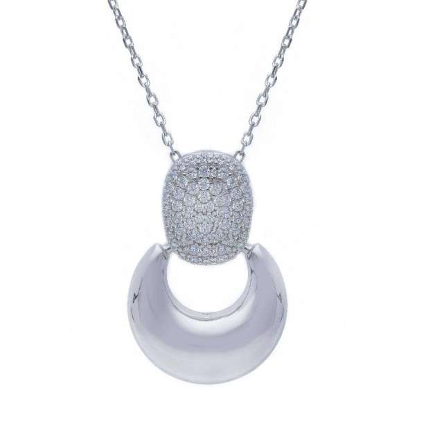 Girocollo in argento 925/ooo e zirconia cubica