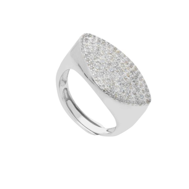 Anello in argento 925/ooo e zirconia cubica