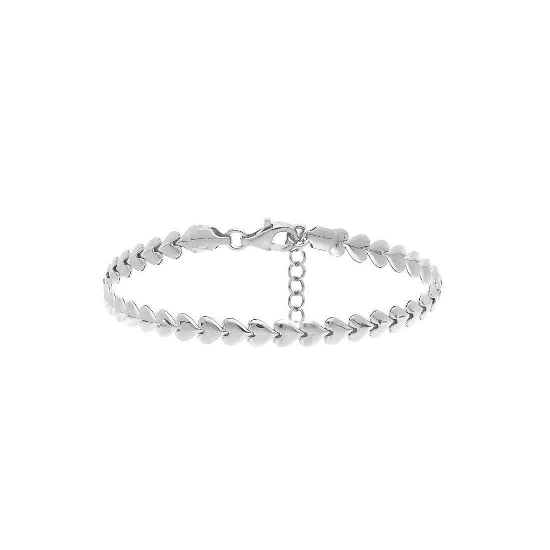 Bracciale in argento 925/ooo con cuore