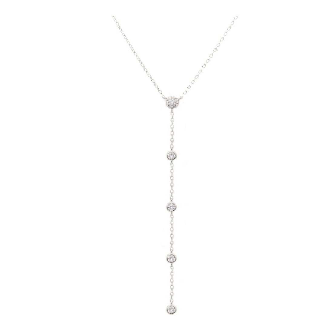 Girocollo in argento 925/ooo e zirconia cubica