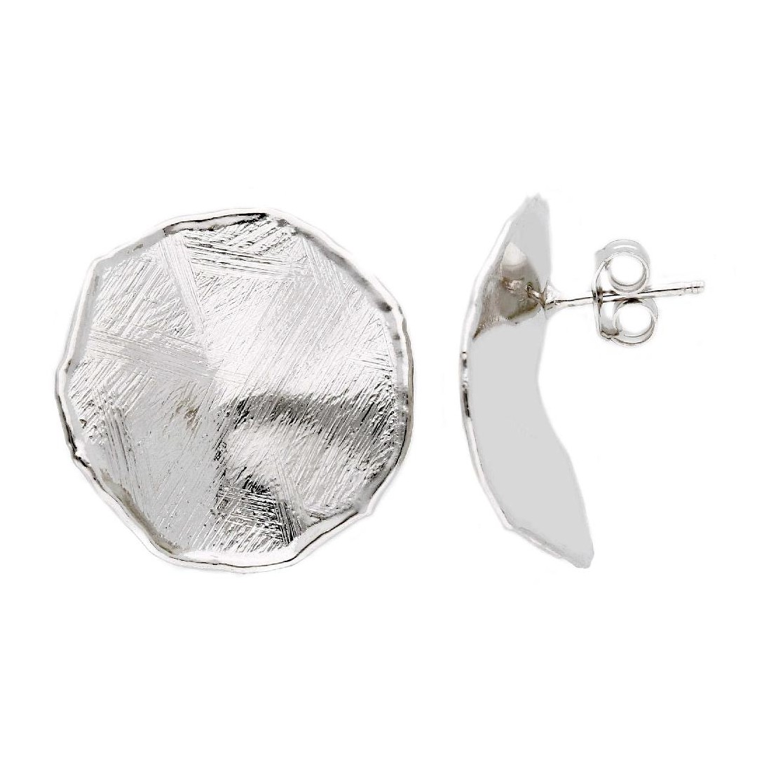 Orecchini lobo in argento 925/ooo