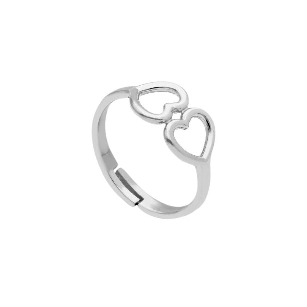 Anello in argento 925/ooo con cuore