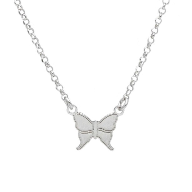 Girocollo in argento 925/ooo con farfalla