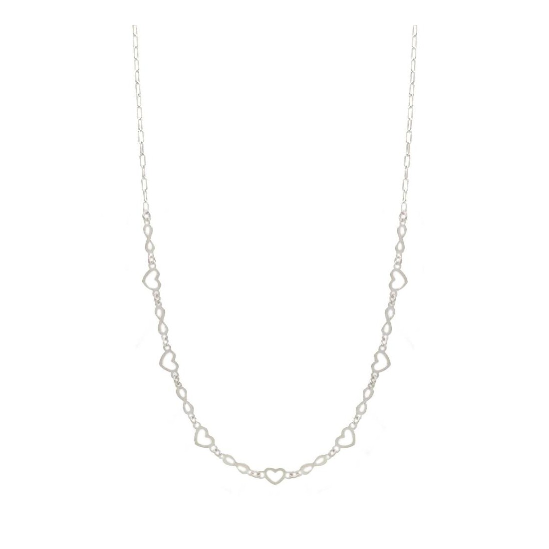 Girocollo in argento 925/ooo con cuore