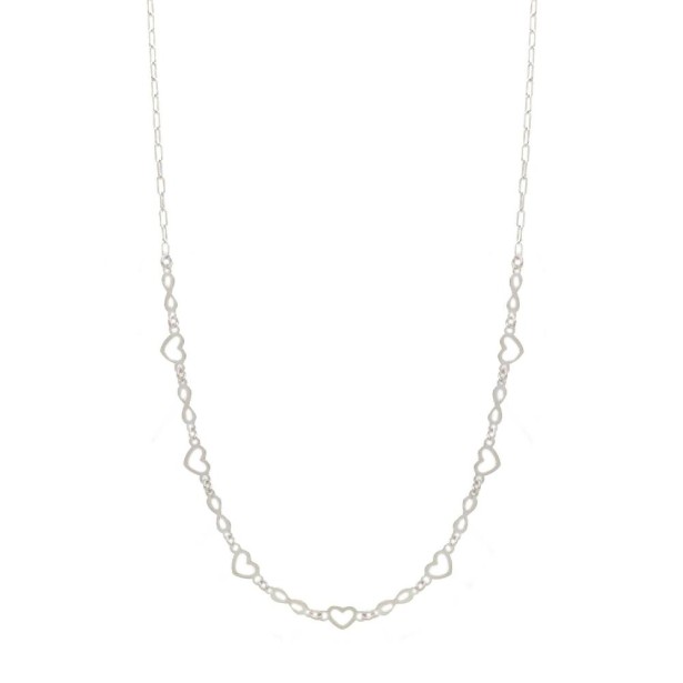 Girocollo in argento 925/ooo con cuore