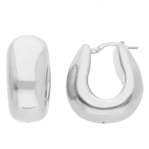 Orecchini cerchio in argento 925/ooo