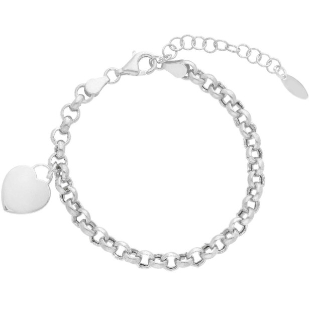 Bracciale in argento 925/ooo con cuore