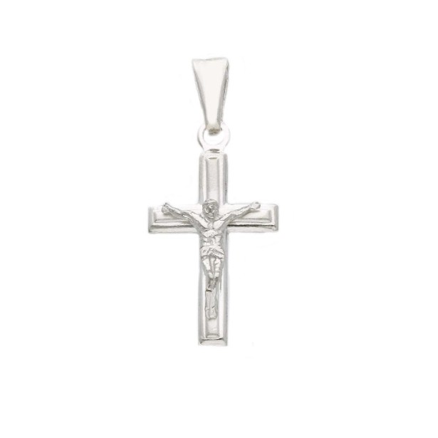 Ciondolo croce in argento 925/ooo con Cristo