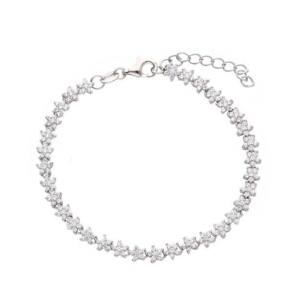 Bracciale in argento 925/ooo e zirconia cubica