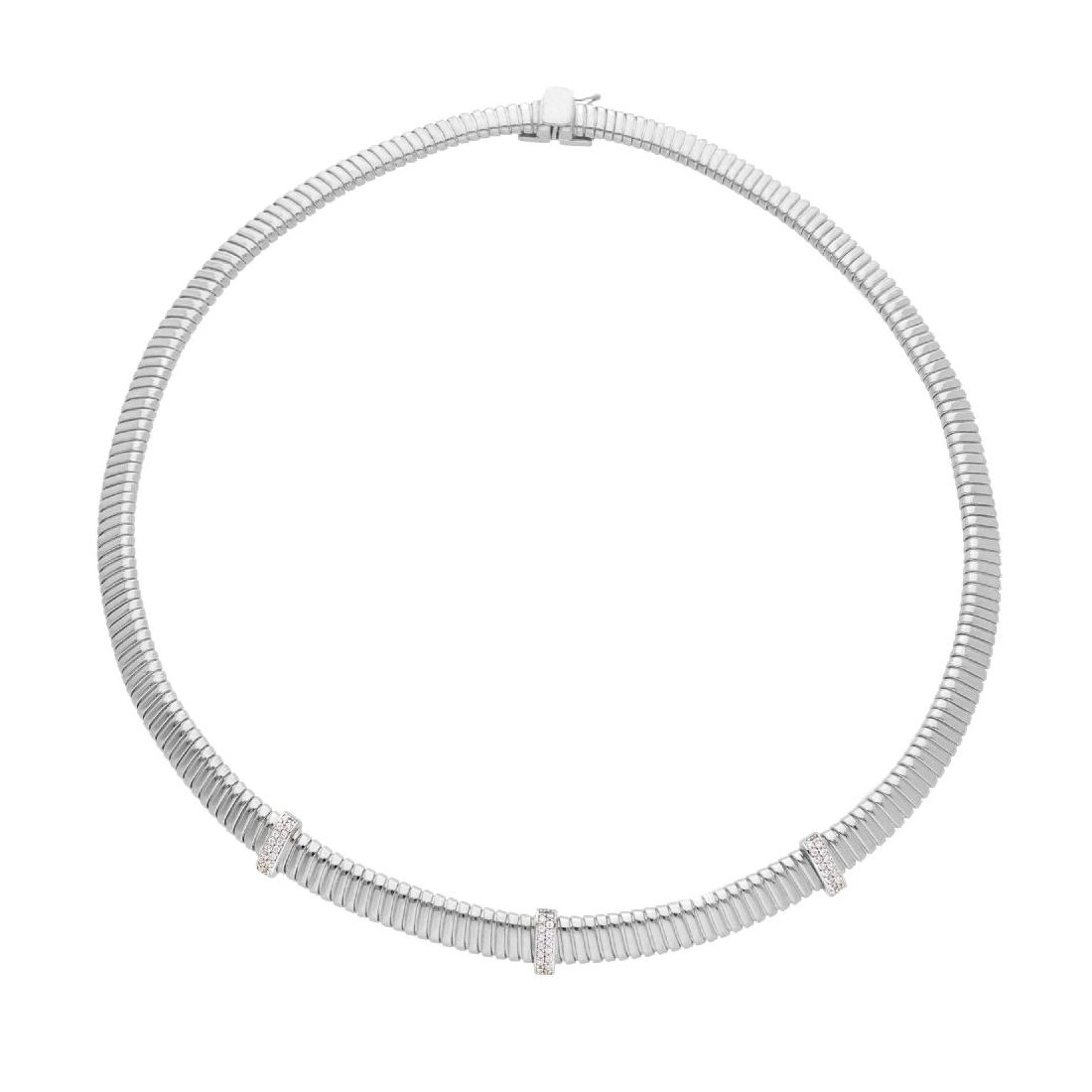 Girocollo in argento 925/ooo e zirconia cubica