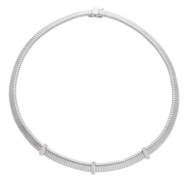 Girocollo in argento 925/ooo e zirconia cubica