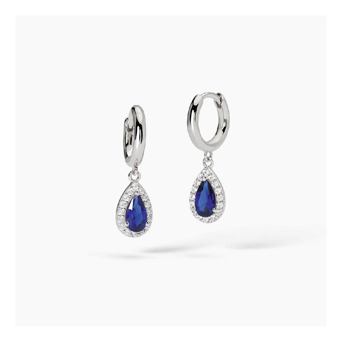 MABINA 563735 - Orecchini in argento 925/°°° zaffiri sintetici e zirconi