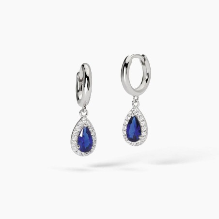 MABINA 563735 - Orecchini in argento 925/°°° zaffiri sintetici e zirconi