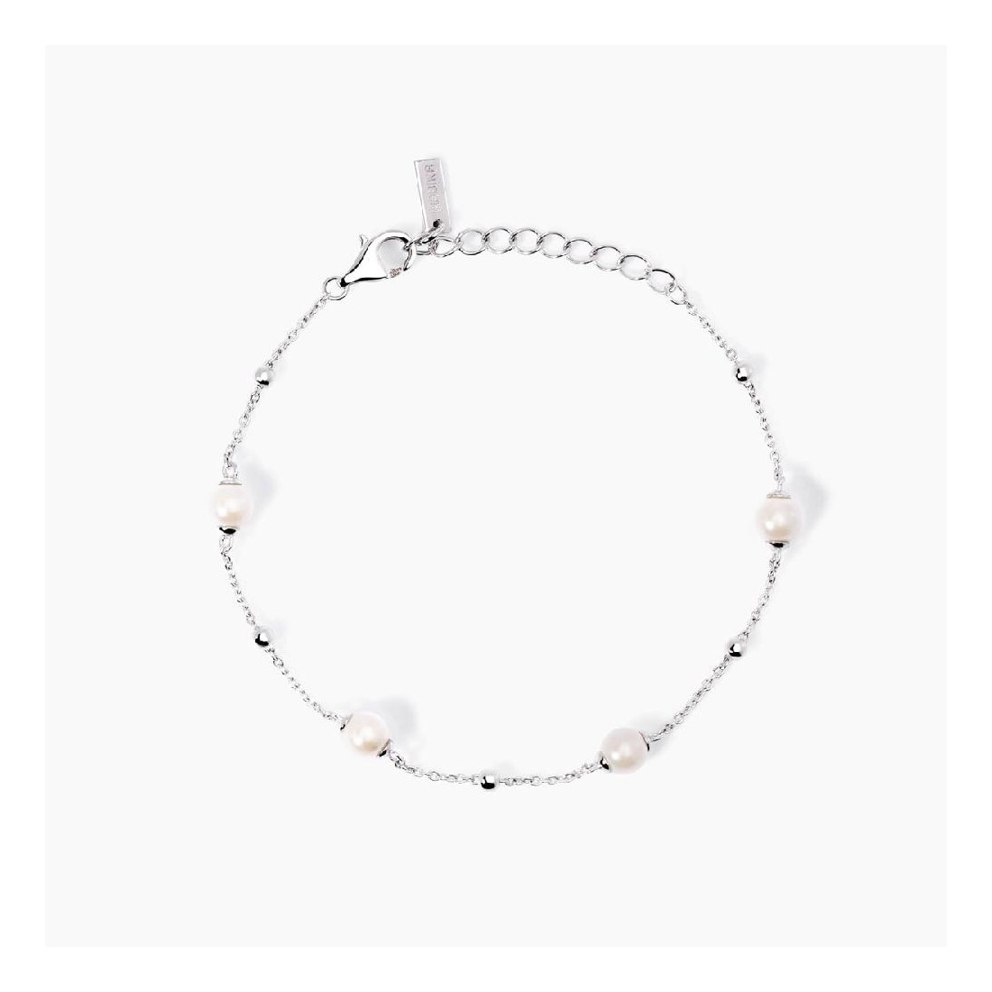 MABINA 533938 - Bracciale in argento 925/°°° perle coltivate e zirconi