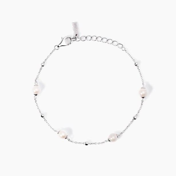 MABINA 533938 - Bracciale in argento 925/°°° perle coltivate e zirconi