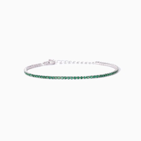 MABINA 533959 - Bracciale in argento 925/°°° e smeraldo sintetico