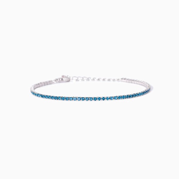 MABINA 533960 - Bracciale in argento 925/°°° e acquamarina sintetica