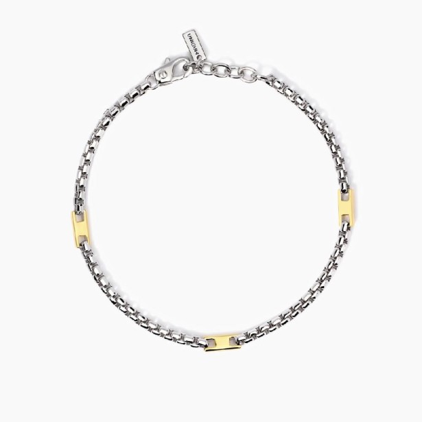 MABINA 533967 - Bracciale in argento 925/°°° e elementiplaccati oro 18Kt