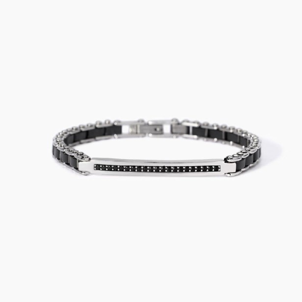 MABINA 533970 - Bracciale in argento 925/°°° ceramica e zirconi