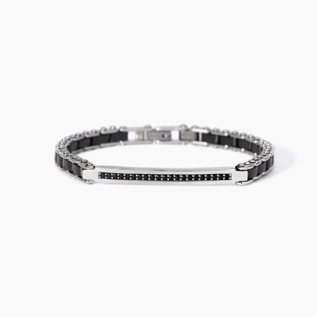 MABINA 533970 - Bracciale in argento 925/°°° ceramica e zirconi