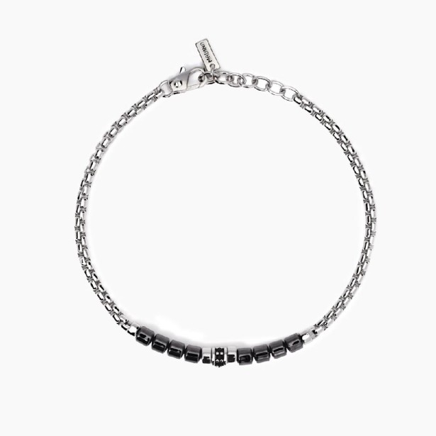 MABINA 533977 - Bracciale in argento 925/°°° ematite e zirconi