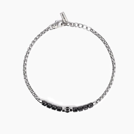 MABINA 533977 - Bracciale in argento 925/°°° ematite e zirconi