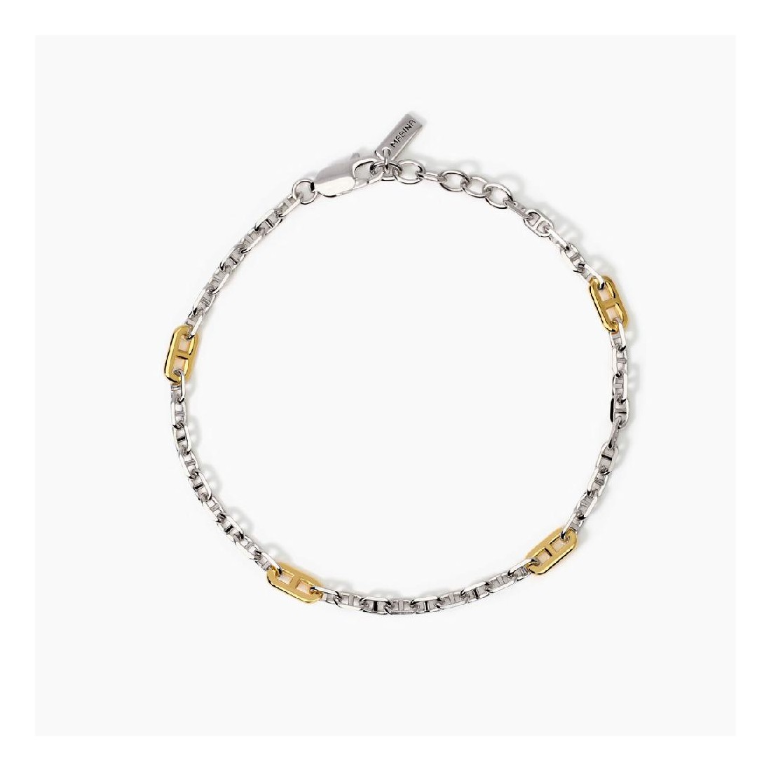 MABINA 534001 - Bracciale in argento 925/°°° e elementi placcati oro 18Kt