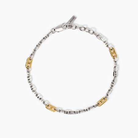 MABINA 534001 - Bracciale in argento 925/°°° e elementi placcati oro 18Kt