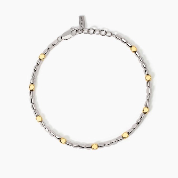 MABINA 534003 - Bracciale in argento 925/°°° e elementi placcati oro 18Kt
