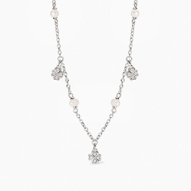 MABINA 553758 - Girocollo in argento 925/°°° perle coltivate e zirconi