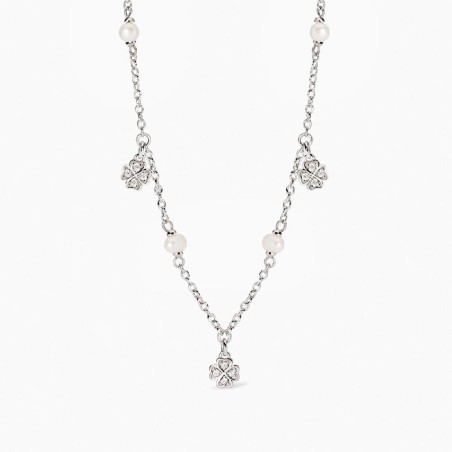 MABINA 553758 - Girocollo in argento 925/°°° perle coltivate e zirconi