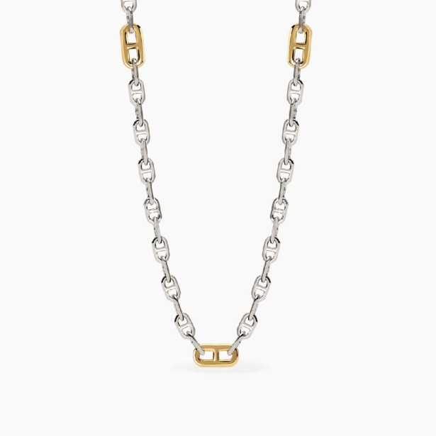 MABINA 553766 - Collana in argento 925/°°° e elementi placcati oro18Kt