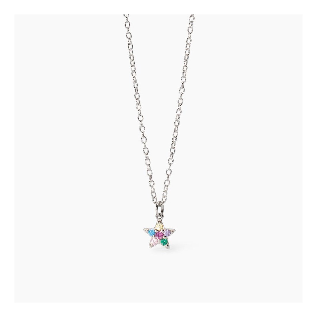 MABINA 553770 - Girocollo in argento 925/°°° corindone e zirconi