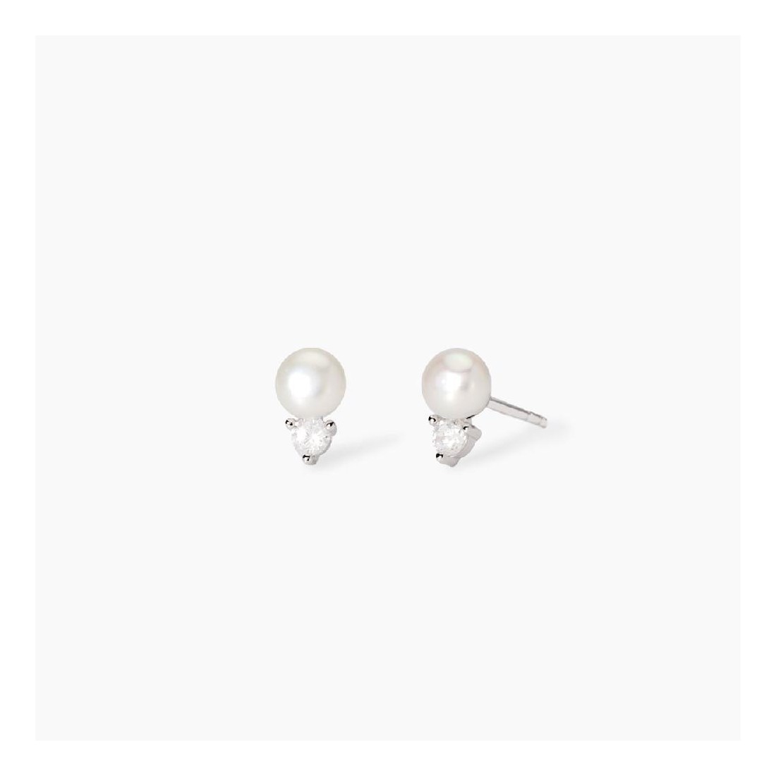 MABINA 563883 - Orecchini in argento 925/°°° perle coltivate e zirconi