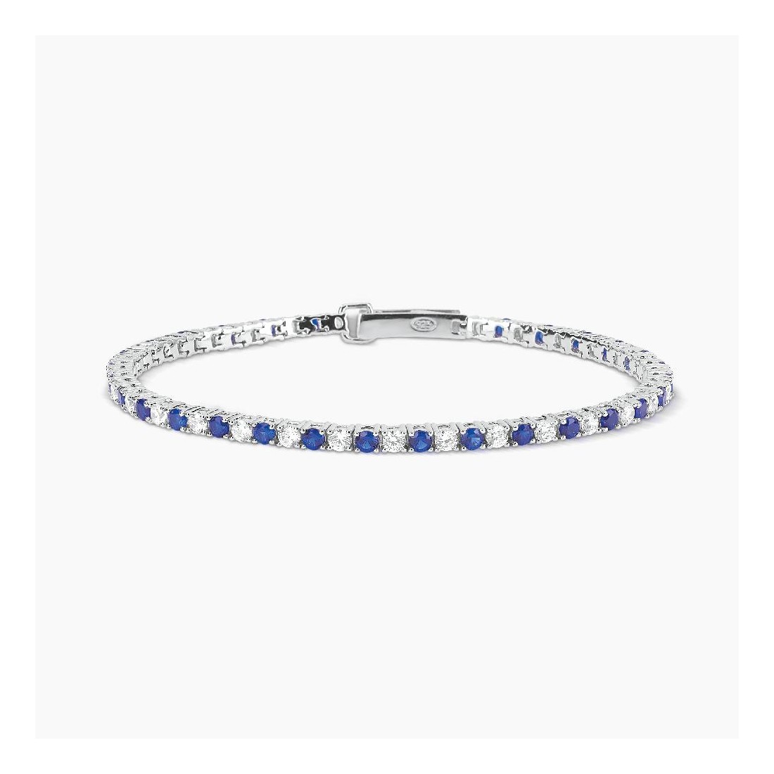 MABINA 533456-17 - Bracciale in argento 925/°°° zaffiri sintetici e zirconi