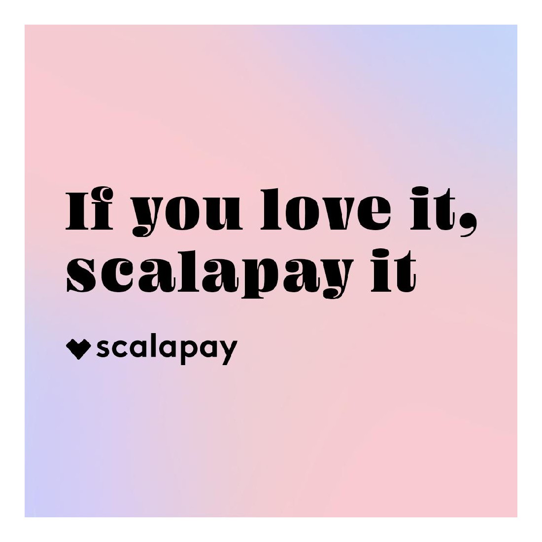 Compra ora, paga dopo in 3 rate senza interessi