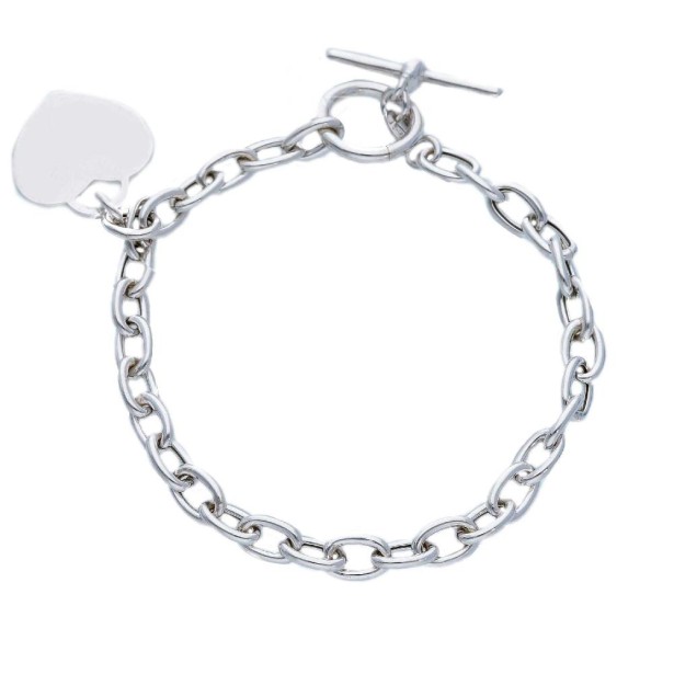 Bracciale in argento 925/°°° con cuore