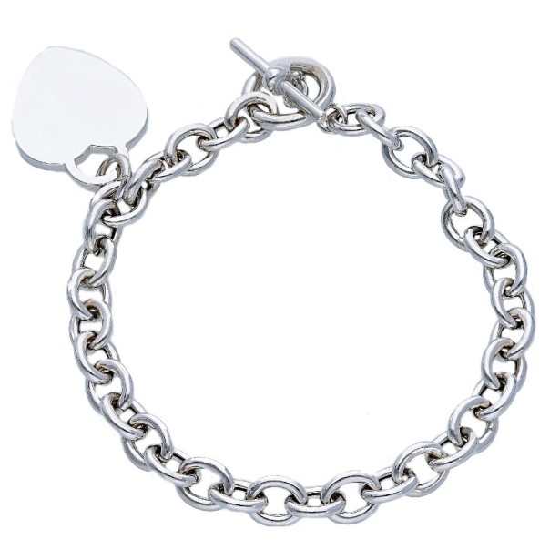Bracciale in argento 925/°°° con cuore