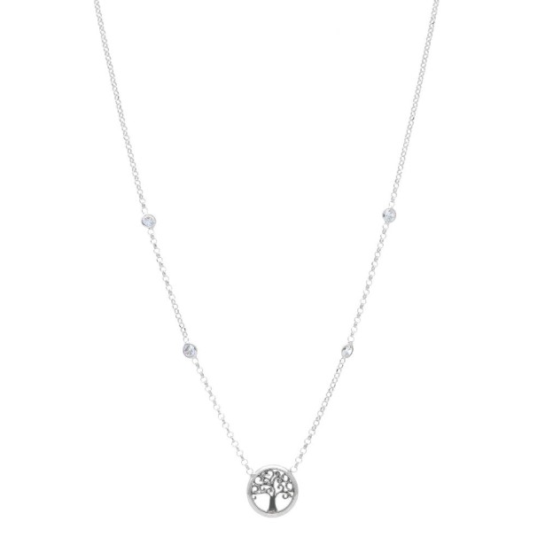 Girocollo in argento 925/°°° con albero della vita