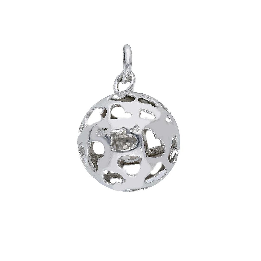 Ciondolo in argento 925/°°° con chiama angeli