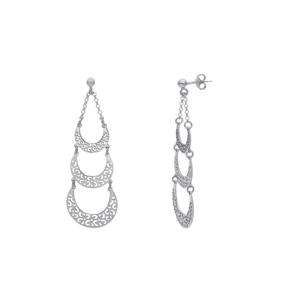 Orecchini pendenti in argento 925/°°°