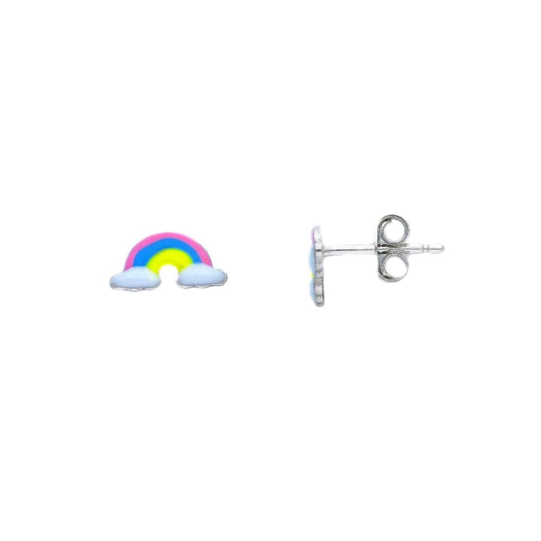 Orecchini in argento 925/ooo a arcobaleno