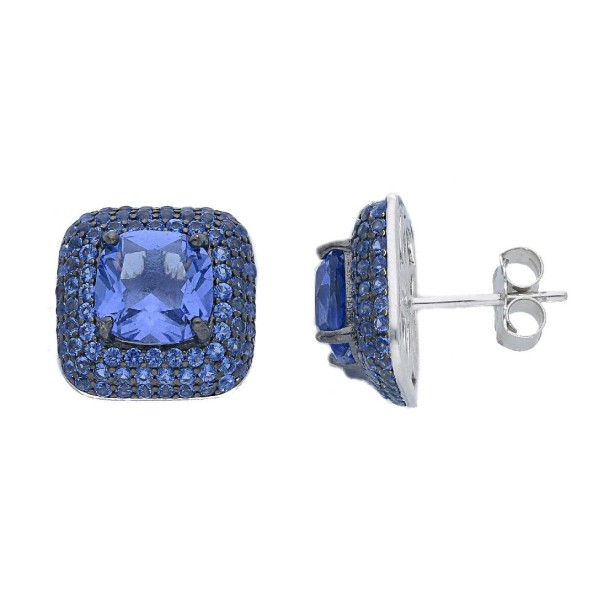 Orecchini lobo in argento 925/°°° e zirconia cubica