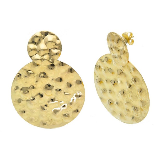 Orecchini pendenti in argento dorato 925/°°°