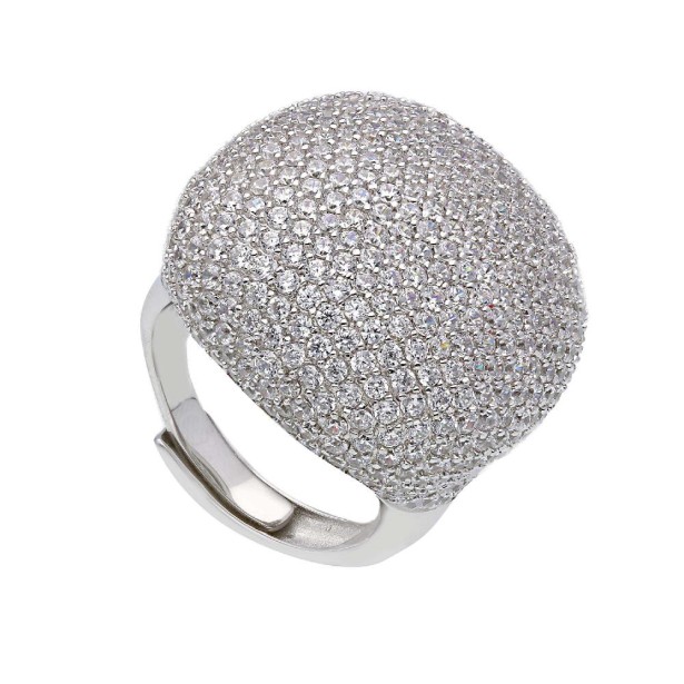 Anello in argento 925/°°° e zirconia cubica