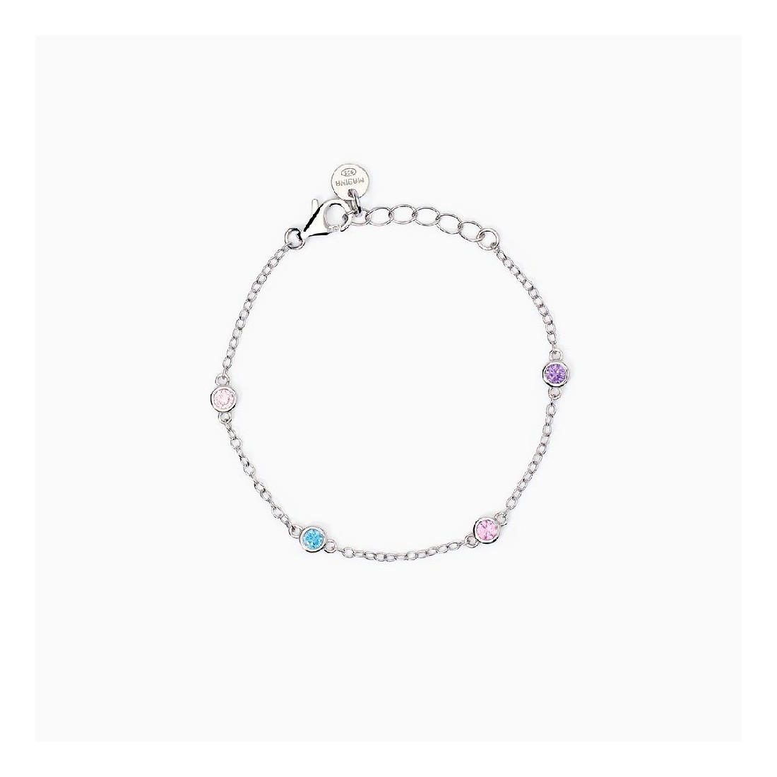 MABINA 533871-14 - Bracciale in argento 925/°°° tormalina sintetica e zirconi