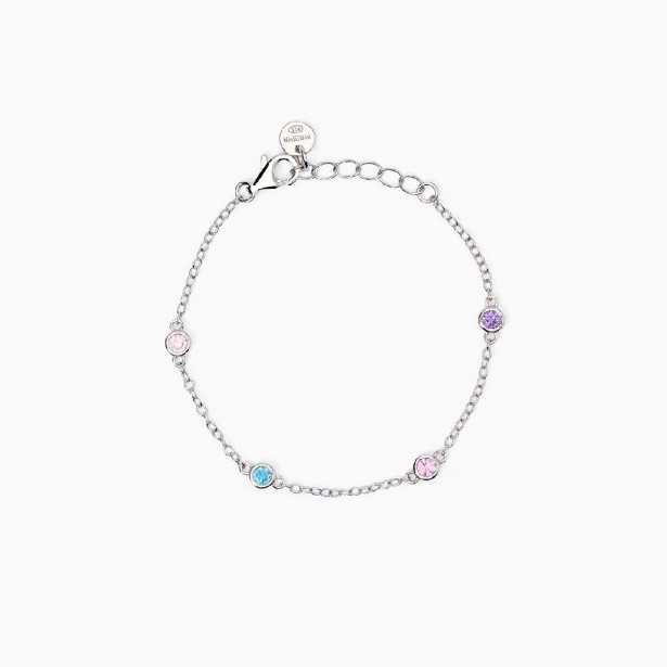 MABINA 533871-14 - Bracciale in argento 925/°°° tormalina sintetica e zirconi