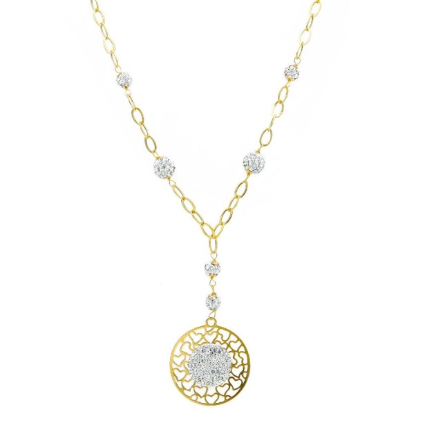 Girocollo in oro giallo 750/°°° e zirconia cubica